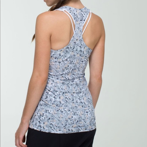 ❗️SOLD❗️Lululemon Cool Racer Back CRB Fleur Silver Spoon 8 - Picture 2 of 7